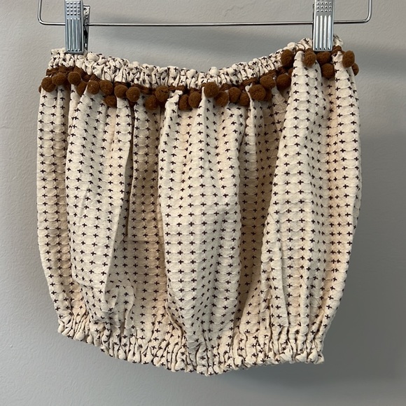 Cotton scrunch crop top - Picture 2 of 2